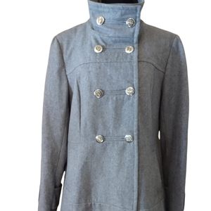 Women's Black Rivet Coat